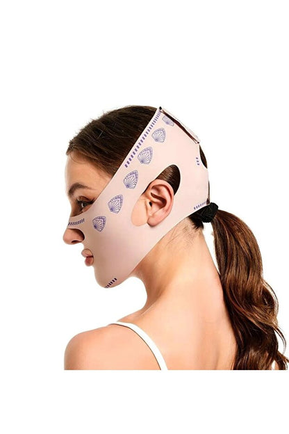 Uyku Yüz Ve Çene Germe Sıkılaştırma Cilt Sıkılaştırma Çift Çene Azaltma Bandı
